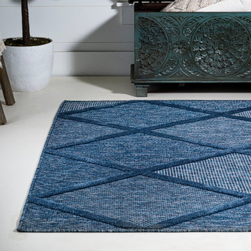 Salines Diamond Trellis Indoor/outdoor Area Rug